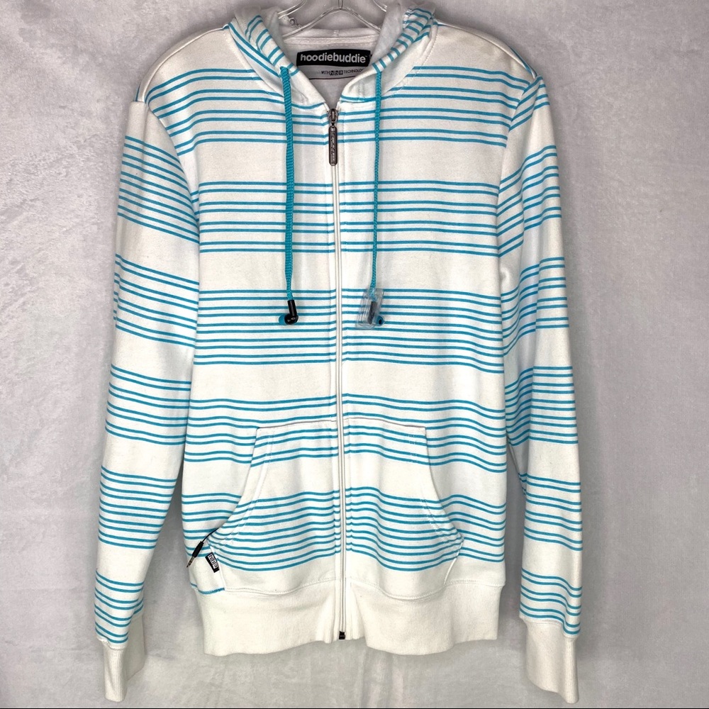 * HOODIEBUDDIE Zip Up w/Headphone Jack *